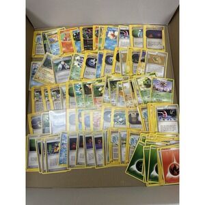 100 all ereader pokemon cards mid era giant lot!! LP-Damaged vintage, yuka morii